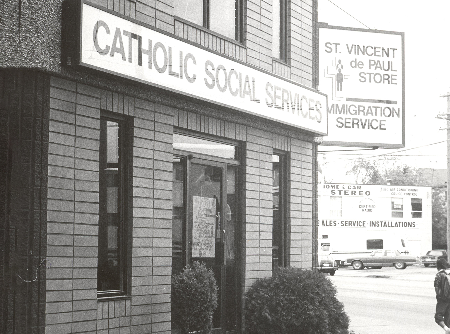 Catholic Social Services Timeline